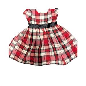 Carter's Holiday Plaid Dress Size 12 Months